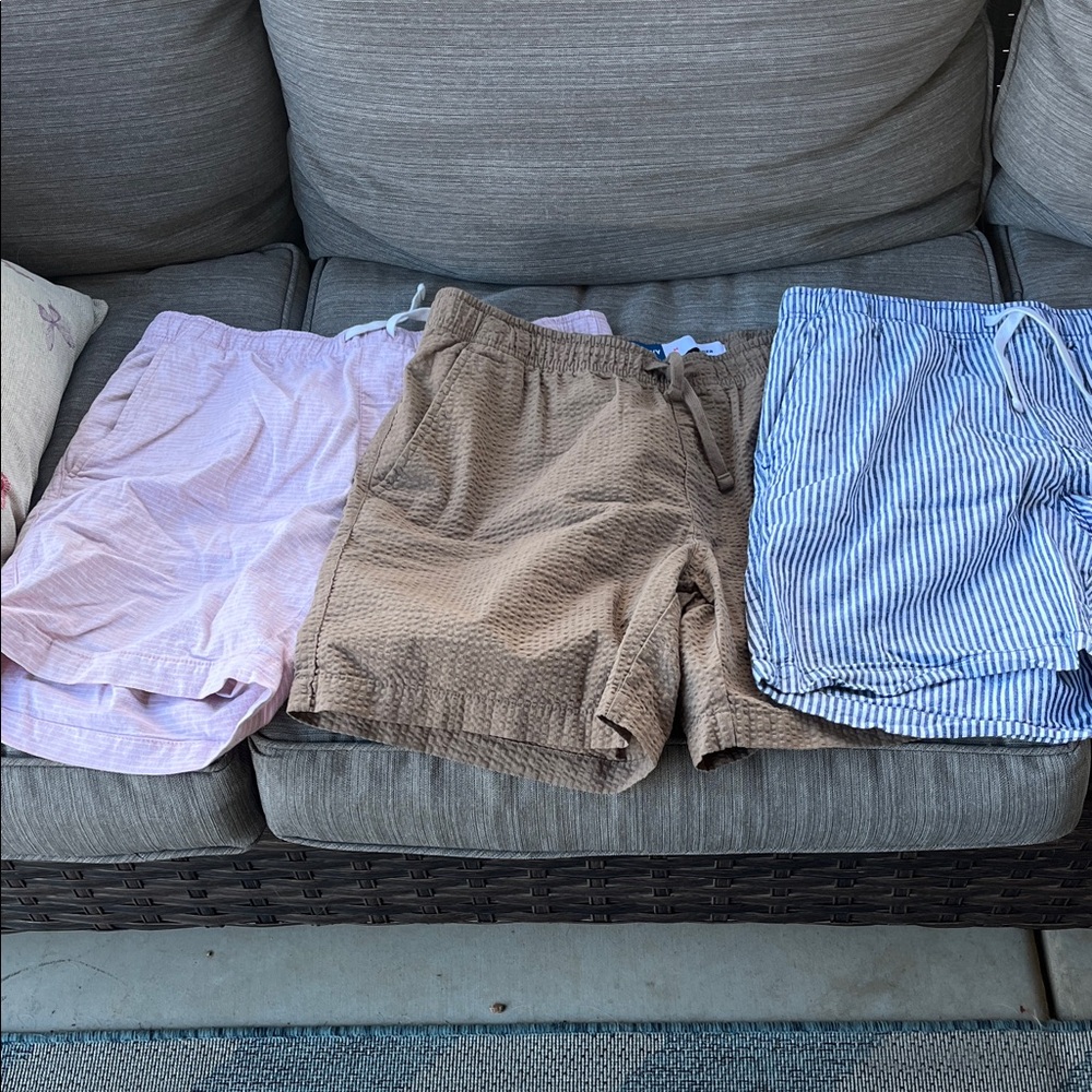 Old Navy Men's Hybrid Shorts - Pink, Brown, Blue